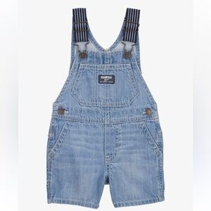 OshKosh B'gosh Toddler Boys' Denim Shortalls - Medium Wash